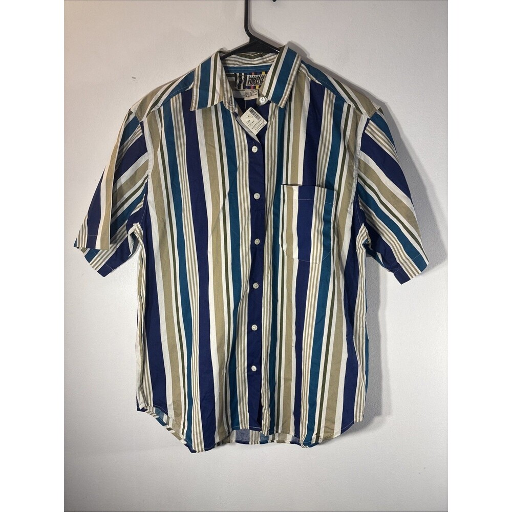 Vintage FORENZA MENS shirt Sz M  100%cotton